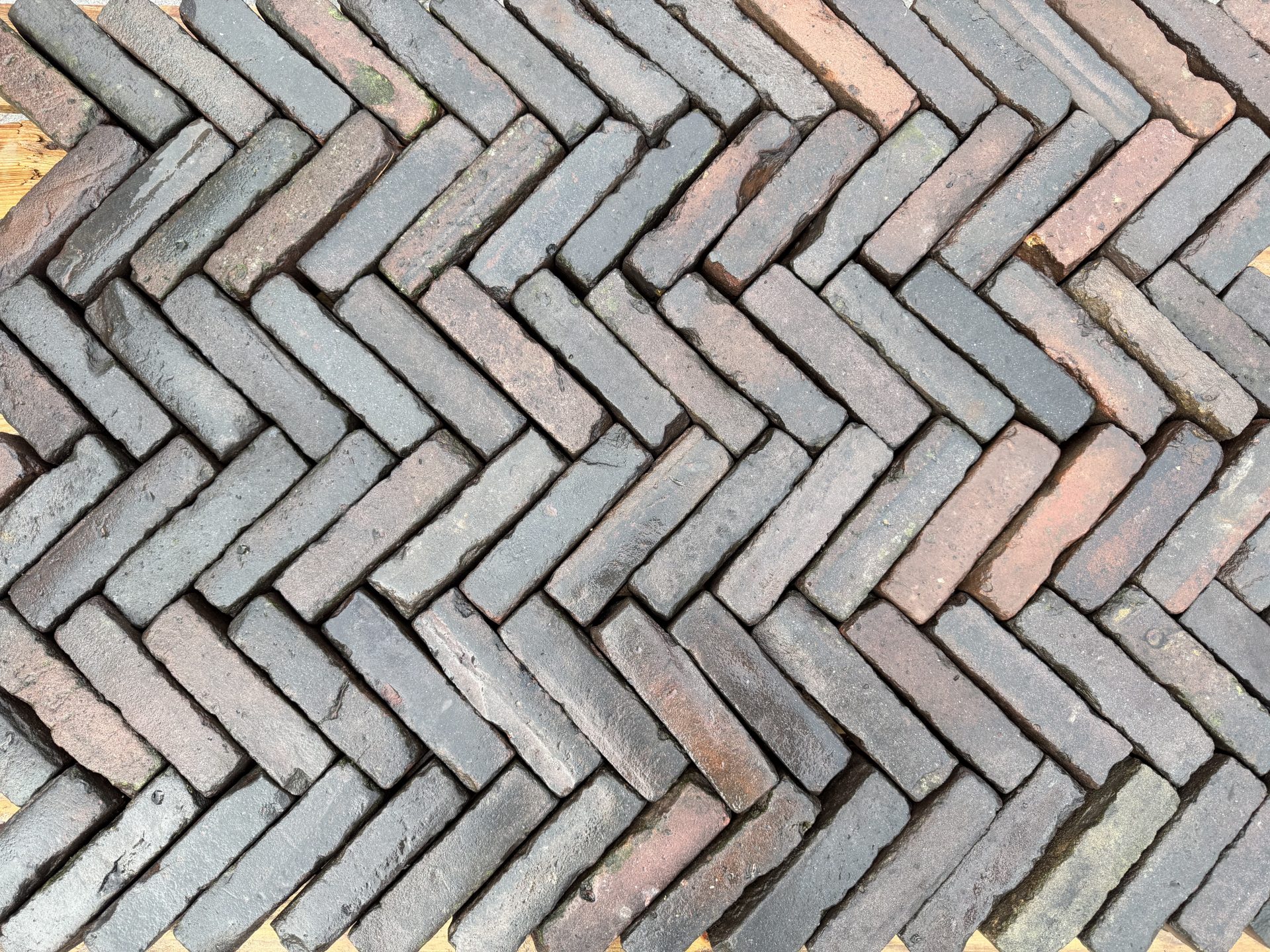 Oud gebakken rijnformaat rood/paars (RF01)