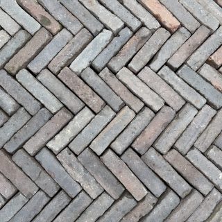 Oud gebakken rijnformaat rood/paars (RF01)