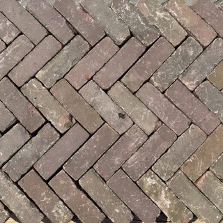 Oud gebakken dikformaat rood paars (DF 050)