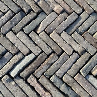 Oud gebakken waalformaat rood-paars (WF05)