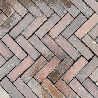 oude gebakken dikformaten rood paars