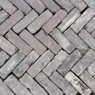 Oud gebakken dikformaat rood/paars (DF017)