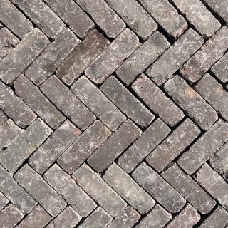 Oud gebakken dikformaten rood paars (DF021)