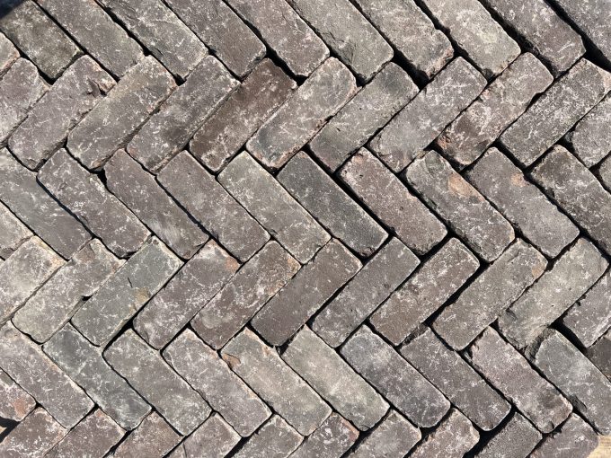 Oud gebakken dikformaten rood paars (DF021)