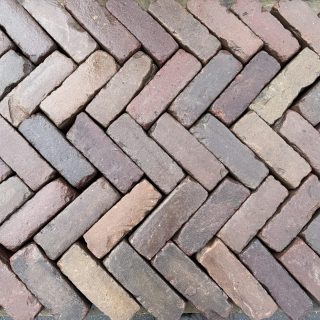 Oud gebakken dikformaten rood/genuanceerd (DF08)