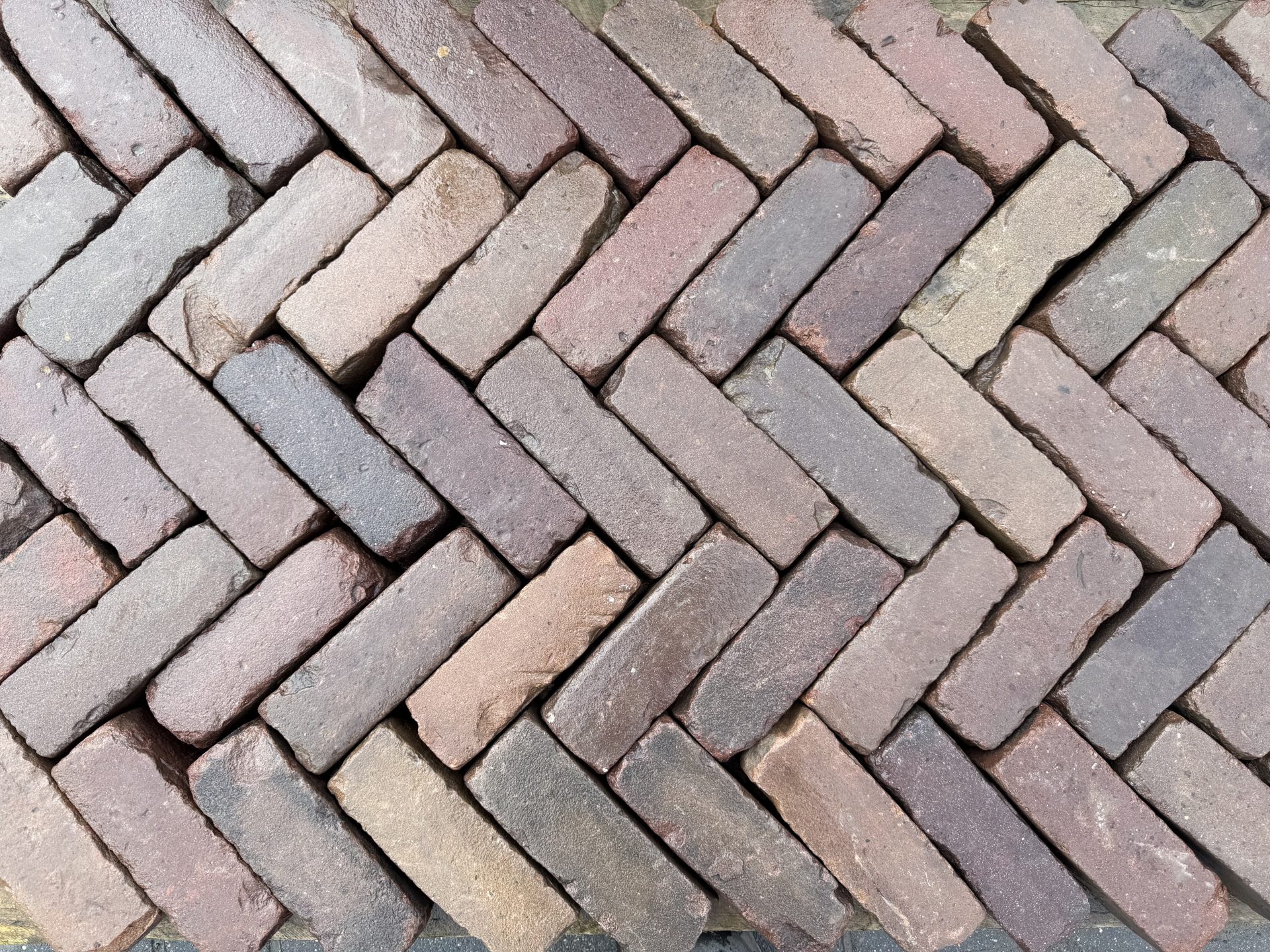 Oud gebakken dikformaten rood/genuanceerd (DF08)