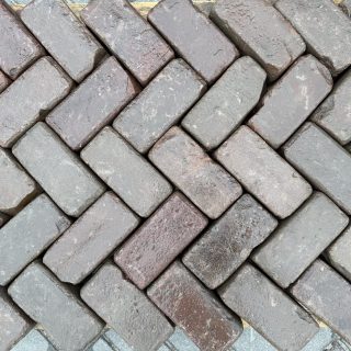 Oud gebakken keiformaat rood (KK025)