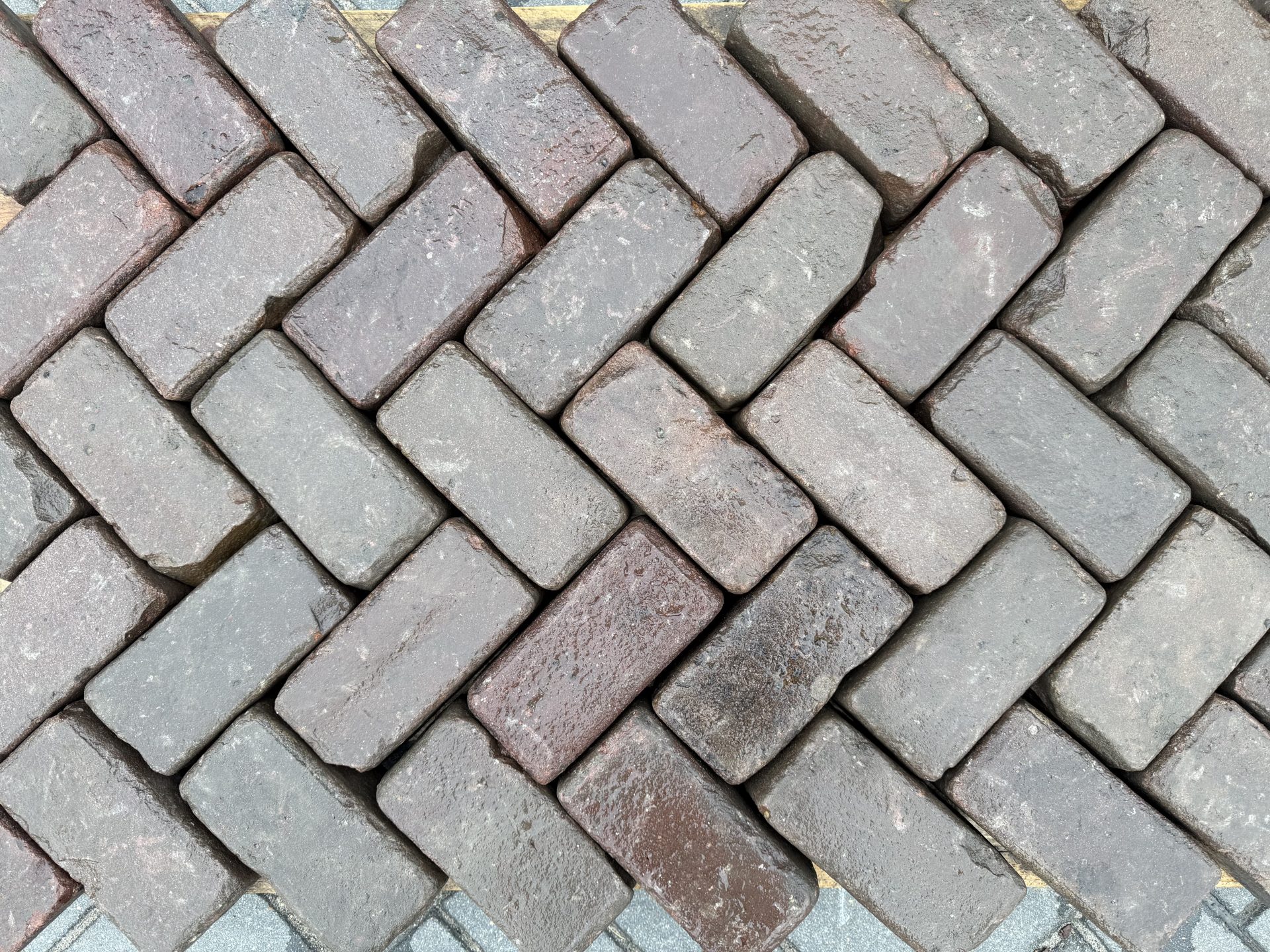 Oud gebakken keiformaat rood (KK025)