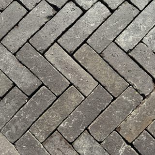 Oud gebakken dikformaten antraciet (DF023)