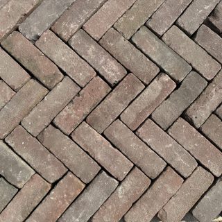 Oud gebakken dikformaten rood paars paars (DF024)