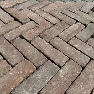 Oud gebakken dikformaten rood paars paars (DF024)