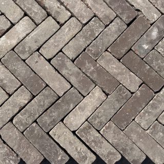 Oud gebakken dikformaat rood paars(DF026)