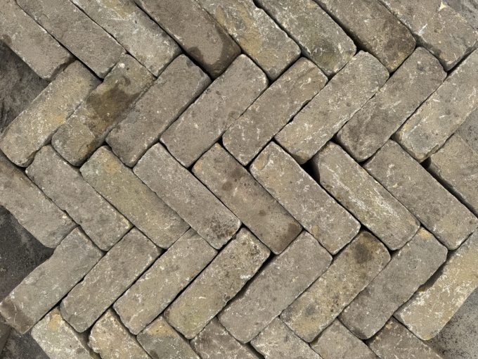 Oud gebakken dikformaat rood paars(DF026)