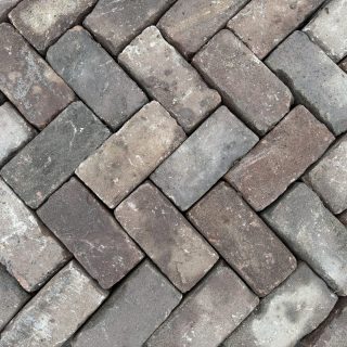 Oud gebakken keiformaat kloostersteen (KK024)