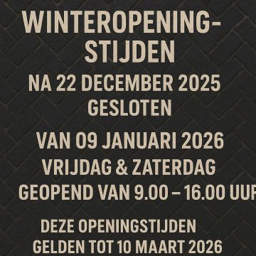 Winteropeningstijden van Oudeklinkerdepot.nl