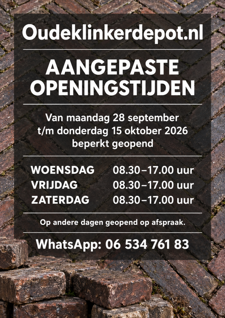 aangepaste openingstijden